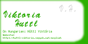 viktoria huttl business card